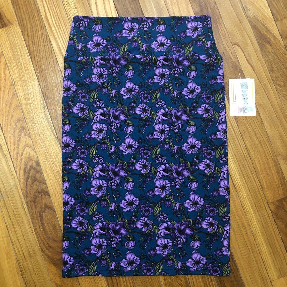 Floral LuLaRoe Cassie Skirt, XS, NWT
